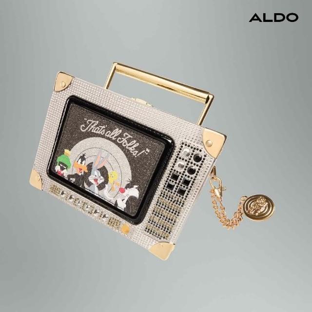 【ALDO】LTTVBOXBAG-樂一通聯名手提斜背包(銀色)