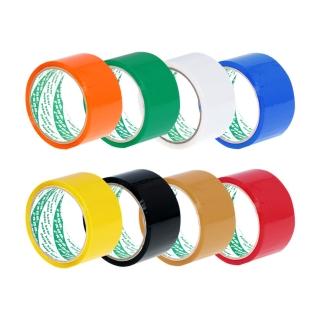 【喜臨門】彩色OPP封箱膠帶 48mm*35M(包裝 黏貼 事務 學生 開學)