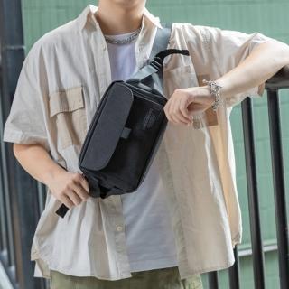 【MoonDy】母親節禮物 男生包包 斜揹包 側揹包 帆布郵差包 機能包 多功能包 通勤包 韓國包包 運動單肩包 斜