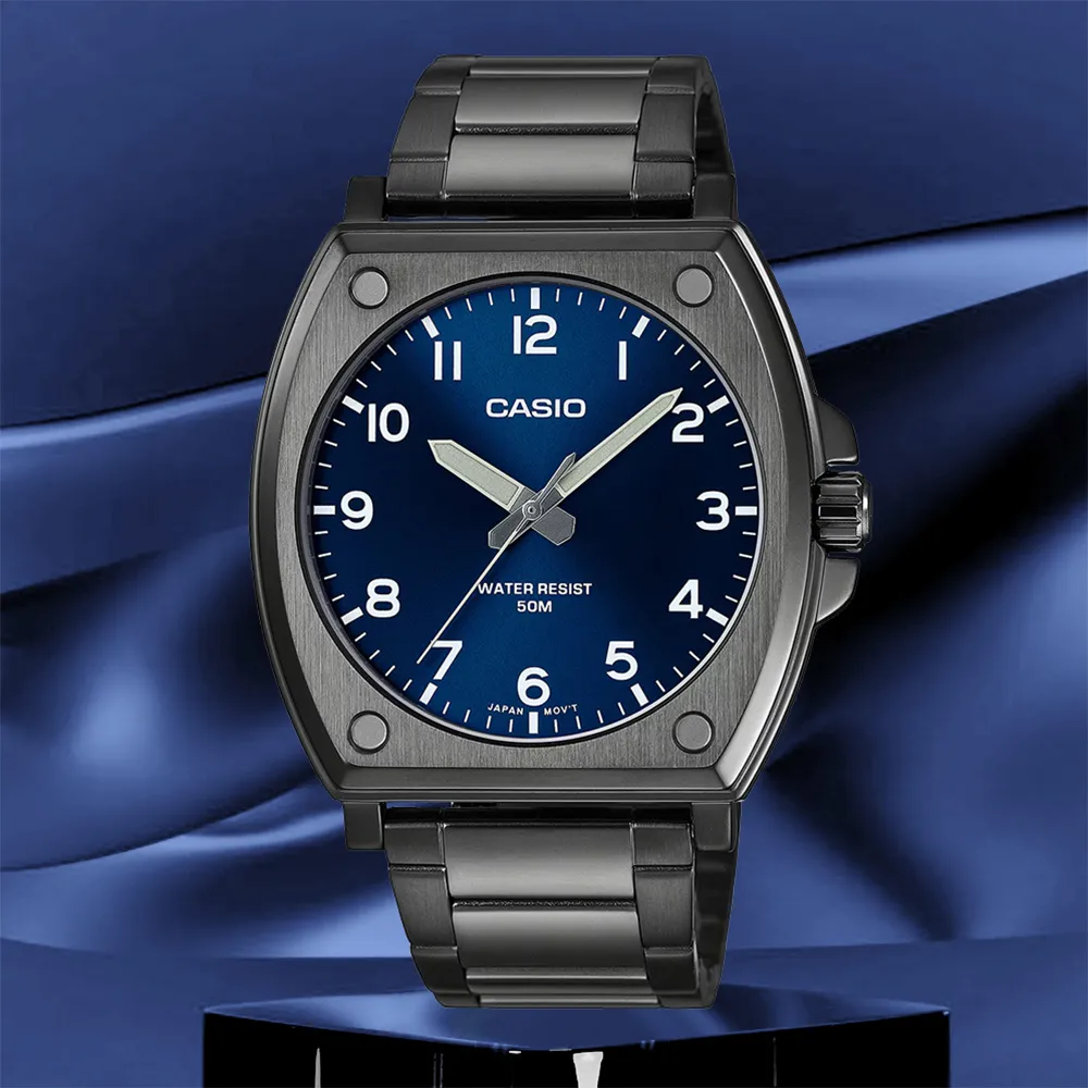 【CASIO 卡西歐】工業風指針手錶 送禮 禮物 推薦(MTP-E730B-2AV)