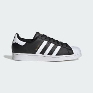 【adidas 愛迪達】Superstar 男女 休閒鞋 運動 經典 貝殼頭 金標 舒適 愛迪達 黑白(ID4636)