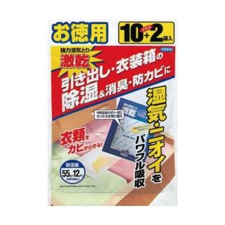 【Fumakilla】日本 福馬 激乾除濕包 27gx12袋(除濕劑/吸濕包/平輸商品)