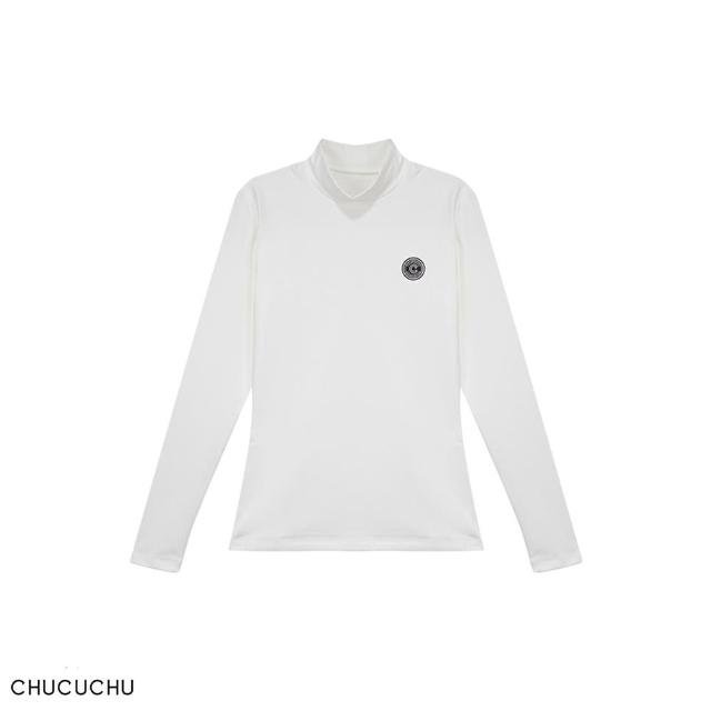 【CHUCUCHU】HALF-NECK AUTHENTIC 女士 高領上衣(C23F-TS015W-WH)