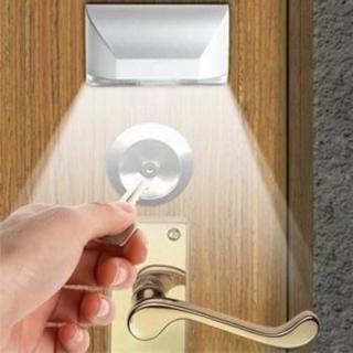 【鎖匠】門鎖專用自動感應LED燈(自動感應智慧鎖匙孔 keyholder)