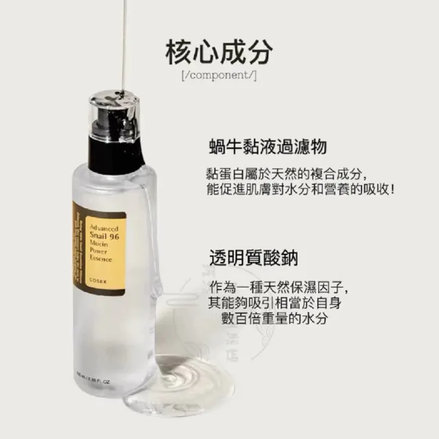【COSRX】COSRX 96%蝸牛賦活黏液精華(保濕 修護 原液 防止肌膚老化 肌膚彈力 提亮)