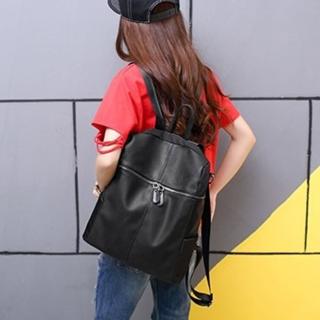 【LEESA】真皮後揹包\包包女\韓國包包\真皮揹包\包包\後揹包\尼龍後揹包\書包\a4包包\肩揹包\女生禮物