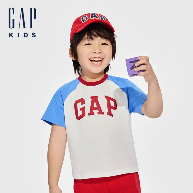 【GAP】幼童裝 Logo/小熊印花純棉圓領短袖T恤-多款任選(586669&586676)