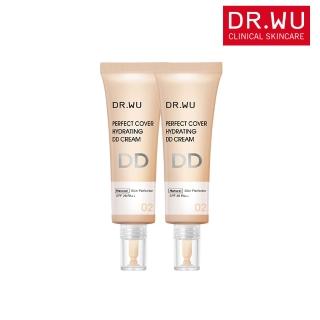 【DR.WU 達爾膚】超完美保濕DD霜SPF28 40ML(自然色 買一送一)