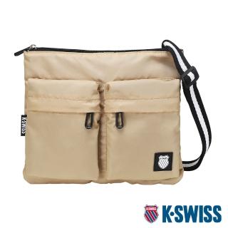 【K-SWISS】輕量側揹包 Shoulder Bag-卡其(BG307-279)