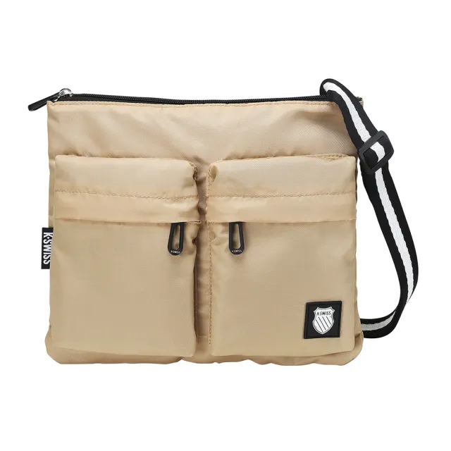 【K-SWISS】輕量側背包 Shoulder Bag-卡其(BG307-279)