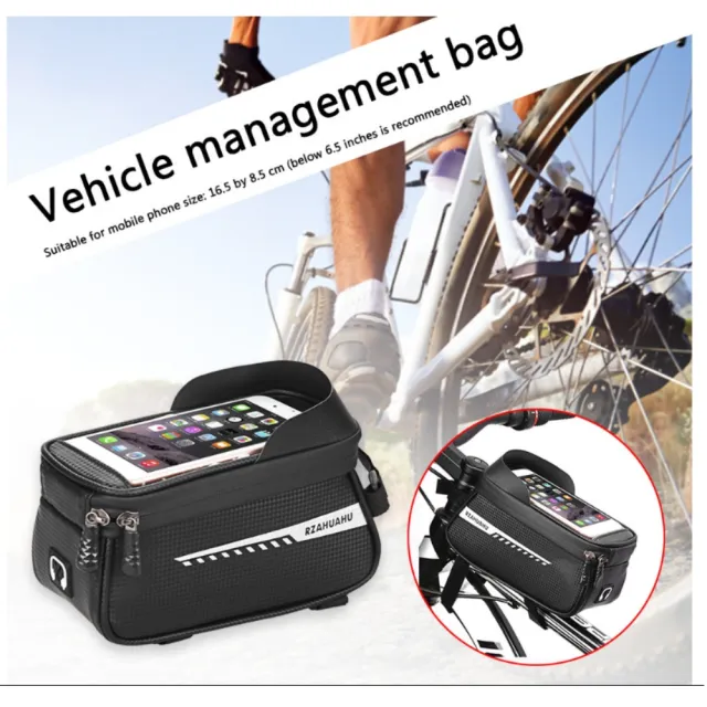 【May Shop】自行車包上管包車梁包車管包手機觸控螢幕包騎乘裝備包