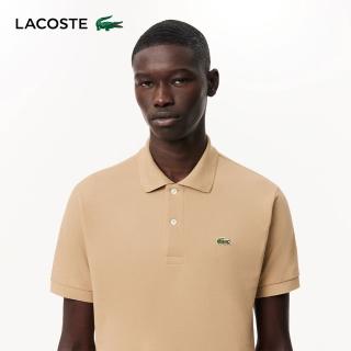 【LACOSTE】男裝-經典L1212短袖Polo衫(卡其色)