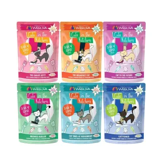 【Cats in the Kitchen 凱特美廚】貓咪易開餵主食餐包 3.0oz/85g*12包組(貓餐包)