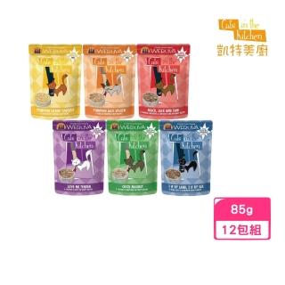 【Cats in the Kitchen 凱特美廚】貓咪無穀主食餐包 3.0oz/85g*12包組(全齡貓)