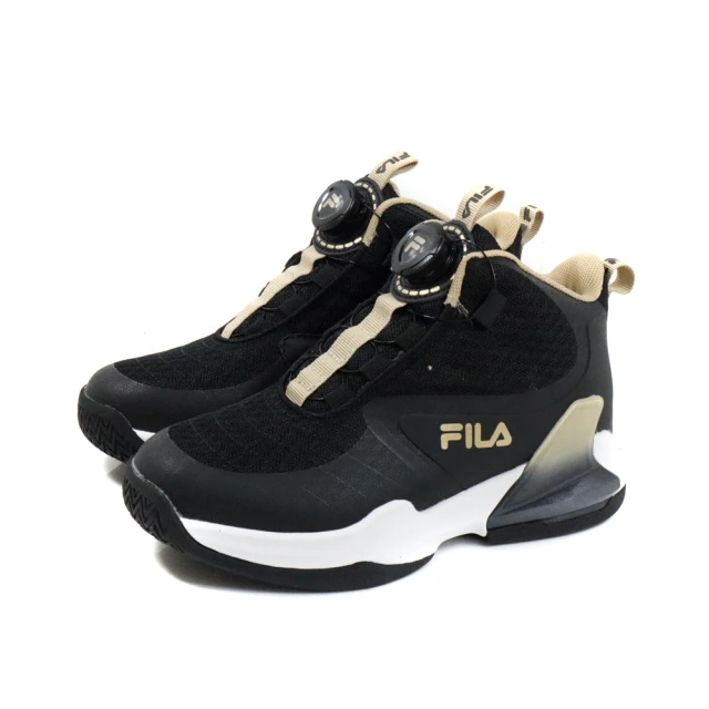 FILA FILA 運動鞋 籃球鞋 黑/金 旋轉扣 童鞋 3-B809Y-008 no281