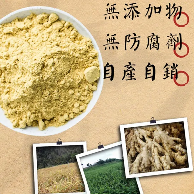 【SunFood 太禓食品】台東太麻里純正老薑粉x3包(100g/包)