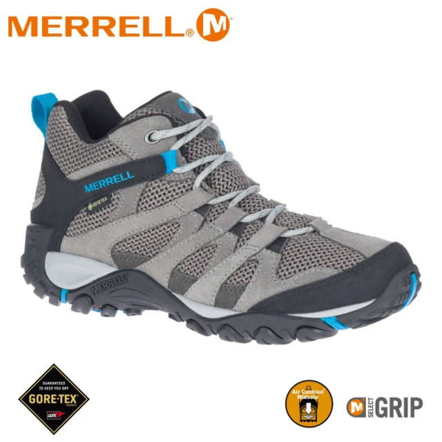 MERRELL 女 ALVERSTONE MID GORE-TEX登山鞋《鐵灰》ML036274/健行鞋/登山(悠遊山水+)