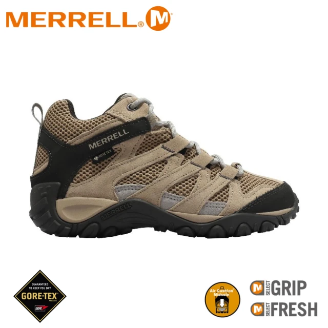 MERRELL 女 ALVERSTONE MID GORE-TEX 中筒登山鞋《奶茶棕》ML135208/越野鞋(悠遊山水+)