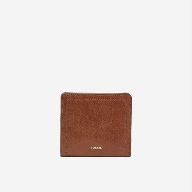 【FOSSIL】真皮經典實用女短夾(真皮 短夾 輕便)
