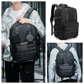 【LEEHER】雙肩包/機能包/男生包包/後揹包工/裝包/電腦後揹包/黑色包包/休閒包包/大容量包包/中