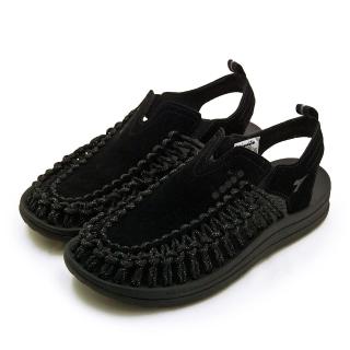【DIADORA】男 迪亞多那 水陸兩用復古編織涼鞋 SQUID SANDALS系列(黑灰 71537)