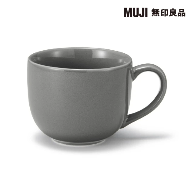 MUJI 無印良品 日常食器/咖啡杯 灰 約250mL