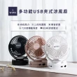 【WiWU】簡約風多功能USB夾式涼風扇 二代 MY-W026 6700mAh(嬰兒車風扇 BSMI認證 全新配色)