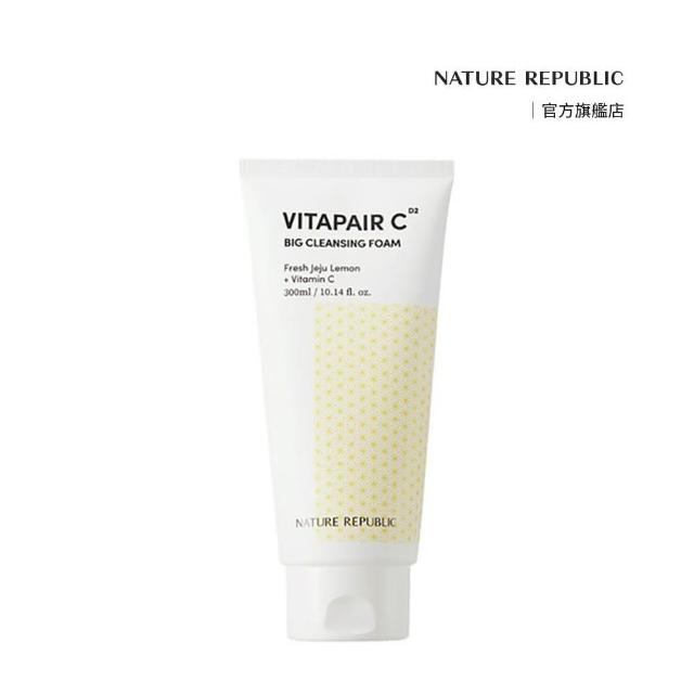 【NATURE REPUBLIC】維他命C亮澤潔顏泡泡300ml(高濃度維他命C/積雪草精/適用全膚質)