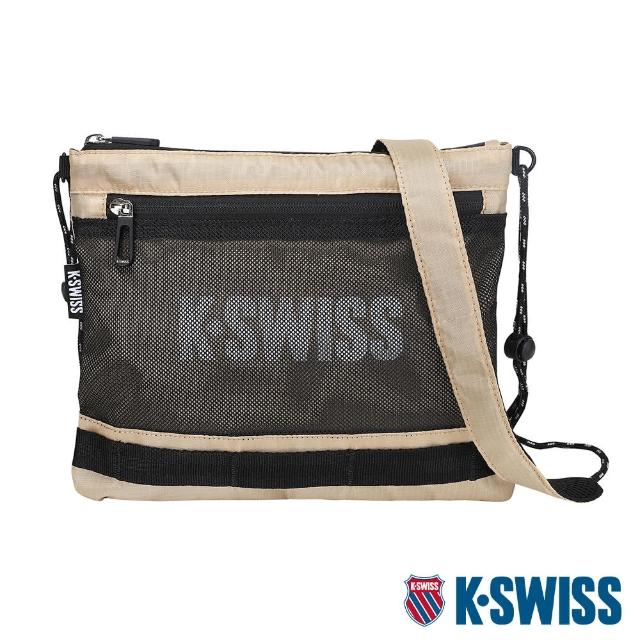 【K-SWISS】輕量側背包 Light Weight Bag-卡其(BG314-279)