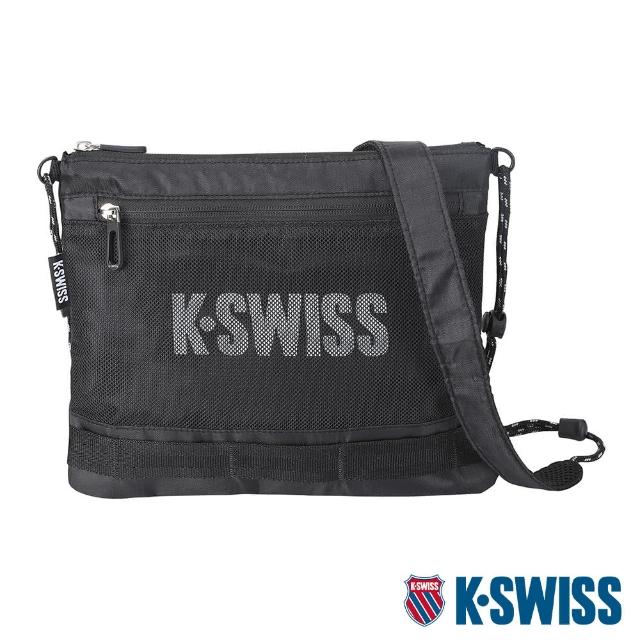 【K-SWISS】輕量側背包 Light Weight Bag-黑(BG314-008)