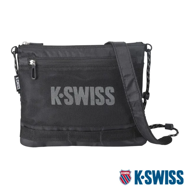 【K-SWISS】輕量側背包 Light Weight Bag-黑(BG314-008)