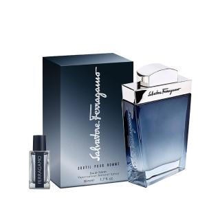 【Salvatore Ferragamo】藍色經典男性淡香水50ml(隨機小香乙瓶.專櫃公司貨)
