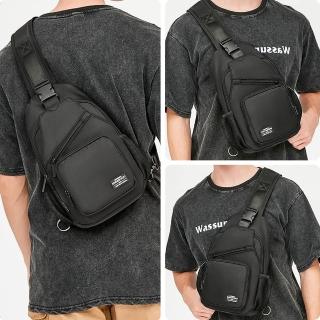 【LEEHER】男包/包包/胸包/斜揹包/休閒側揹包/大容量側揹包/防水包包/單肩包/尼龍側揹包/黑色包包/禮物