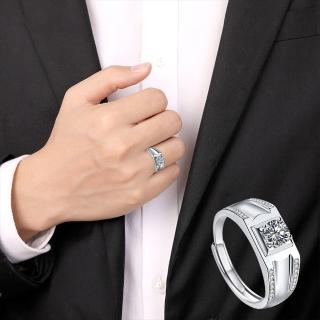 【LEEHER】可調式戒指/生日禮物/純銀戒指/鋯石戒指/韓國戒指/結婚戒指/戒指/開口戒指