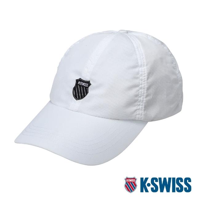 【K-SWISS】排汗運動帽 Performance Cap-白(C3304-100)