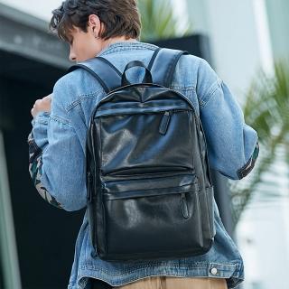 【LEEHER】男包/揹包/後揹包/防水包/揹包男/電腦揹包/大學生書包/筆電後揹包/皮革後揹包/旅行後