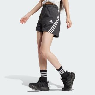 【adidas 愛迪達】短褲 女款 運動褲 W FI 3S WVN SHO 黑 IP1568