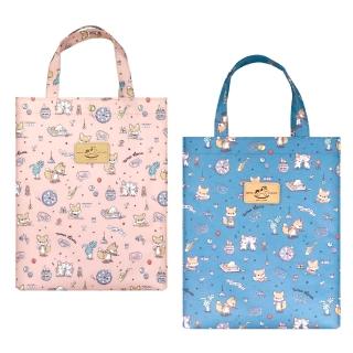 【uma hana】狐狸之夜上班上課多用途防水包 A4手提袋(公事袋/文件袋/補習袋/萬用袋)