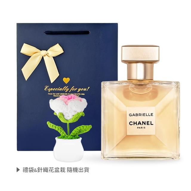 【CHANEL 香奈兒】嘉柏麗/N°5典藏香水35ml(贈針織花+禮袋-多款可選-國際航空版)