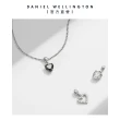 【Daniel Wellington】DW Charms Heart 心型鑲嵌白水晶 S925純銀 墜飾(點亮每一刻 愛在心間)