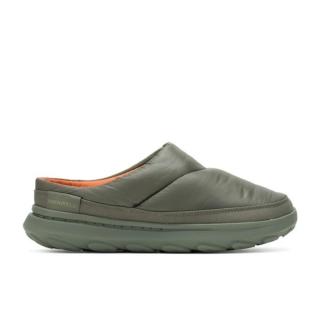 【MERRELL】Hut Moc 2 Quilted Slide 男 穆勒鞋 保暖 套式 休閒 橄欖綠(ML006253)