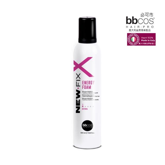 【bbcos 必可市】革新高端魔幻能量慕斯(300ml;燙髮;染髮;高強度;定型;造型;保濕;護髮;滋養;毛躁)