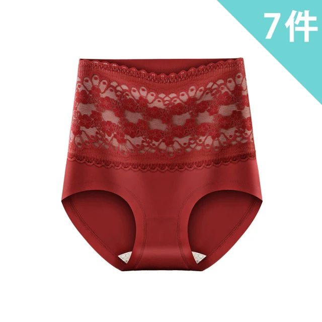 Osun 12件組少淑女三角條紋內褲高腰包臀柔軟棉質吸濕排汗