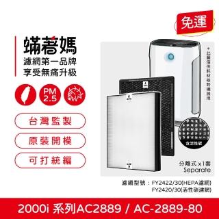 【著媽】高效型濾網(適用 PHILIPS 飛利浦 AC2889/80 AC2889 智慧抗敏空氣清機)