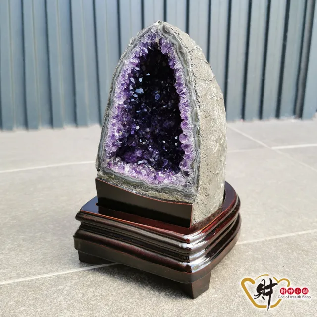 財神小舖】5A頂級天然烏拉圭紫晶洞水晶洞紫水晶消磁鎮宅招財(2.84KG一