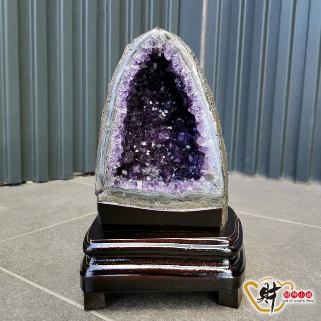 財神小舖】5A頂級天然烏拉圭紫晶洞水晶洞紫水晶消磁鎮宅招財(2.84KG一