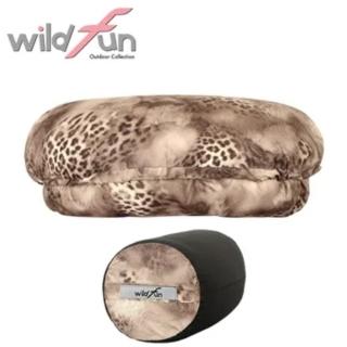 【WildFun 野放】可調式舒適頭枕 咖啡豹紋(PA008)