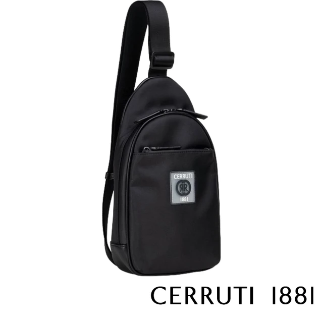 Cerruti 1881 限量2折 義大利頂級小牛皮斜肩包 