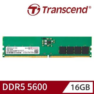 【Transcend 創見】JetRam DDR5 5600 16GB 桌上型記憶體(JM5600ALE-16G 新舊包裝隨機出貨)