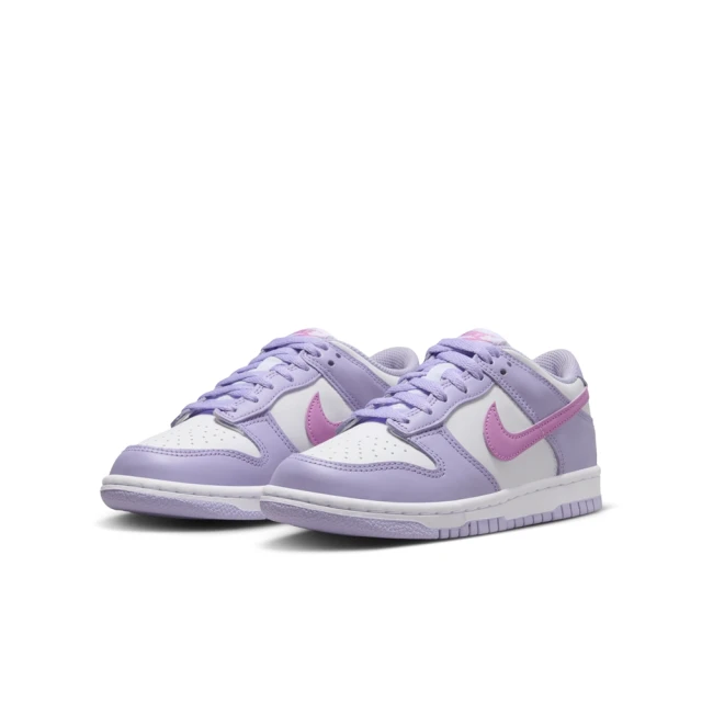 NIKE 耐吉 運動鞋 休閒鞋 女鞋 中大童 男鞋 NIKE DUNK LOW GS Lilac Bloom 紫粉 史黛拉(HQ1185161)